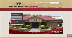 Desktop Screenshot of mcclavebank.com